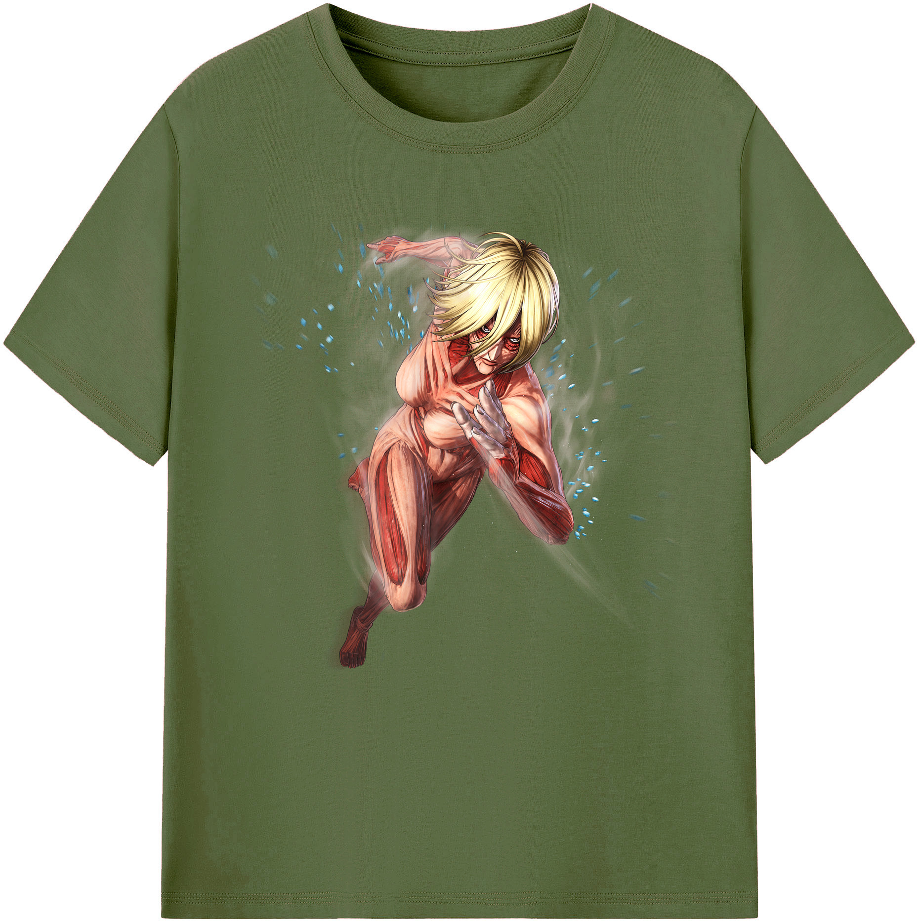 （画像用） 進撃の巨人 Attack on Titan 綿100％半袖Tシャツ（フロントプリント）